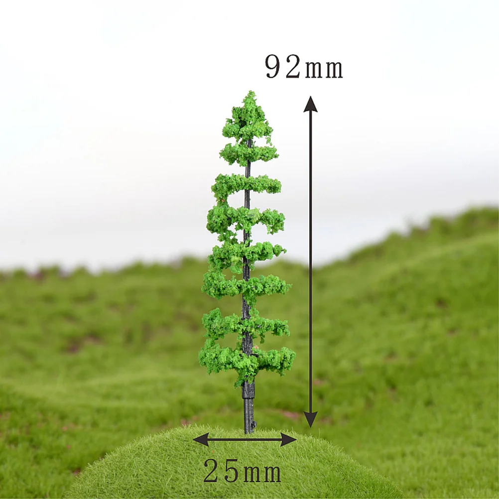 Artificial Mini Tree Decoration House Model Miniature Garden Landscaping Optional