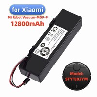 14.8V 12800mAh Replacement Battery for Xiaomi Mop Pro, Conga 3290 Series, STYTJ02YM,Robot Vacuum Mopping Robot Vacuum Cleaner