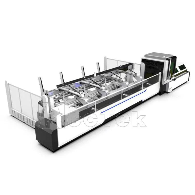 Taglio di tubi CNC Attrezzatura Taglierina per alimentazione automatica Macchina laser in acciaio Taglierina per fibra inossidabile Diametro 300 mm/220 mm