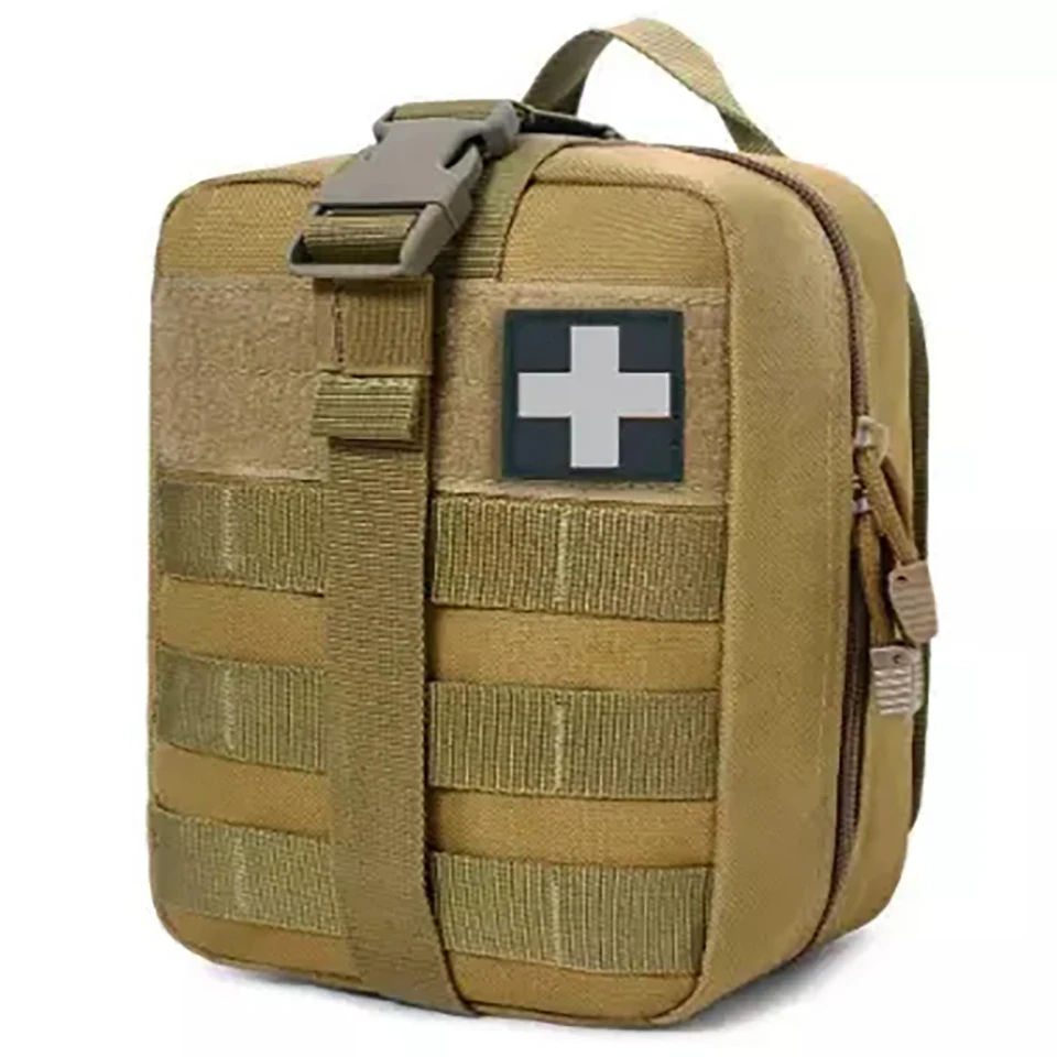 Tactical Ems Ifak Transport Assault Bag 1000D Molle Medical Kit Pouch Doctors Medical Tool Bag for Camping Hiking Travel