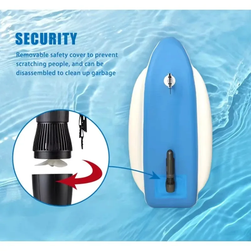 

Electric Motorized Inflatable Jet Ski Pool Float Boat Toys With Long Endurance with Under Water Scooter