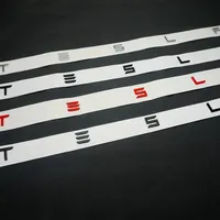 Applicable to Tesla TESLA rear end label MODEL/3/S/X car label, rear letter label, electroplated car label logo