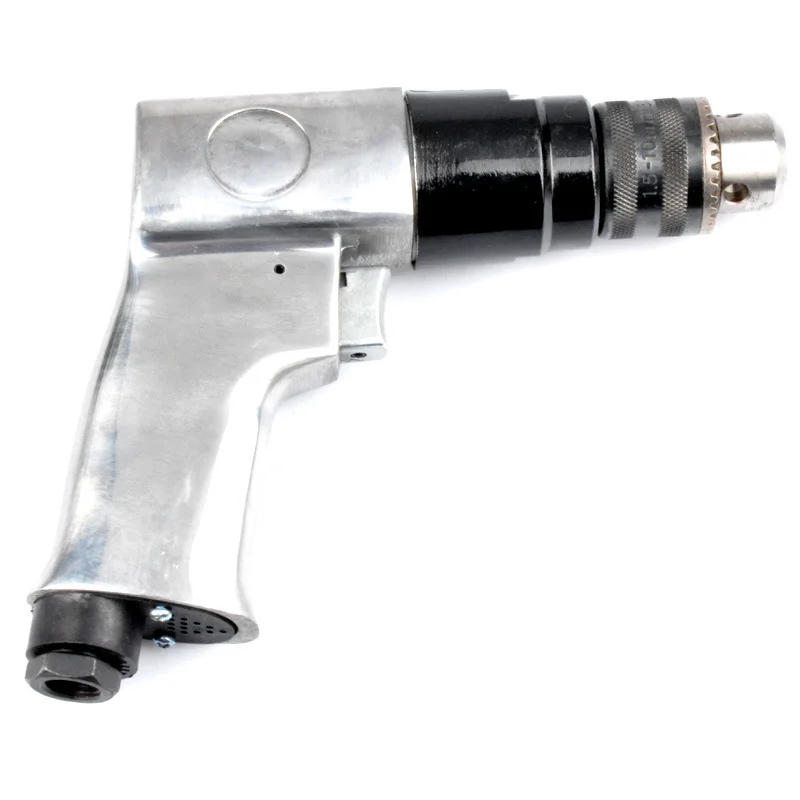 3/8 inch Pneumatic Drill Pistol Grip Reversible Air Tool for Wall Floor and Iron Plate Drilling Compact Design