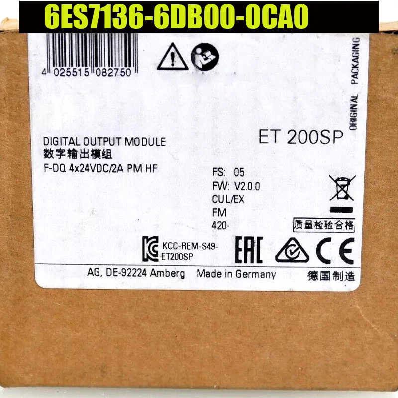 

1pcs NEW module 6ES7 136-6DB00-0CA0 6ES7136-6DB00-0CA0 FAST SHIP