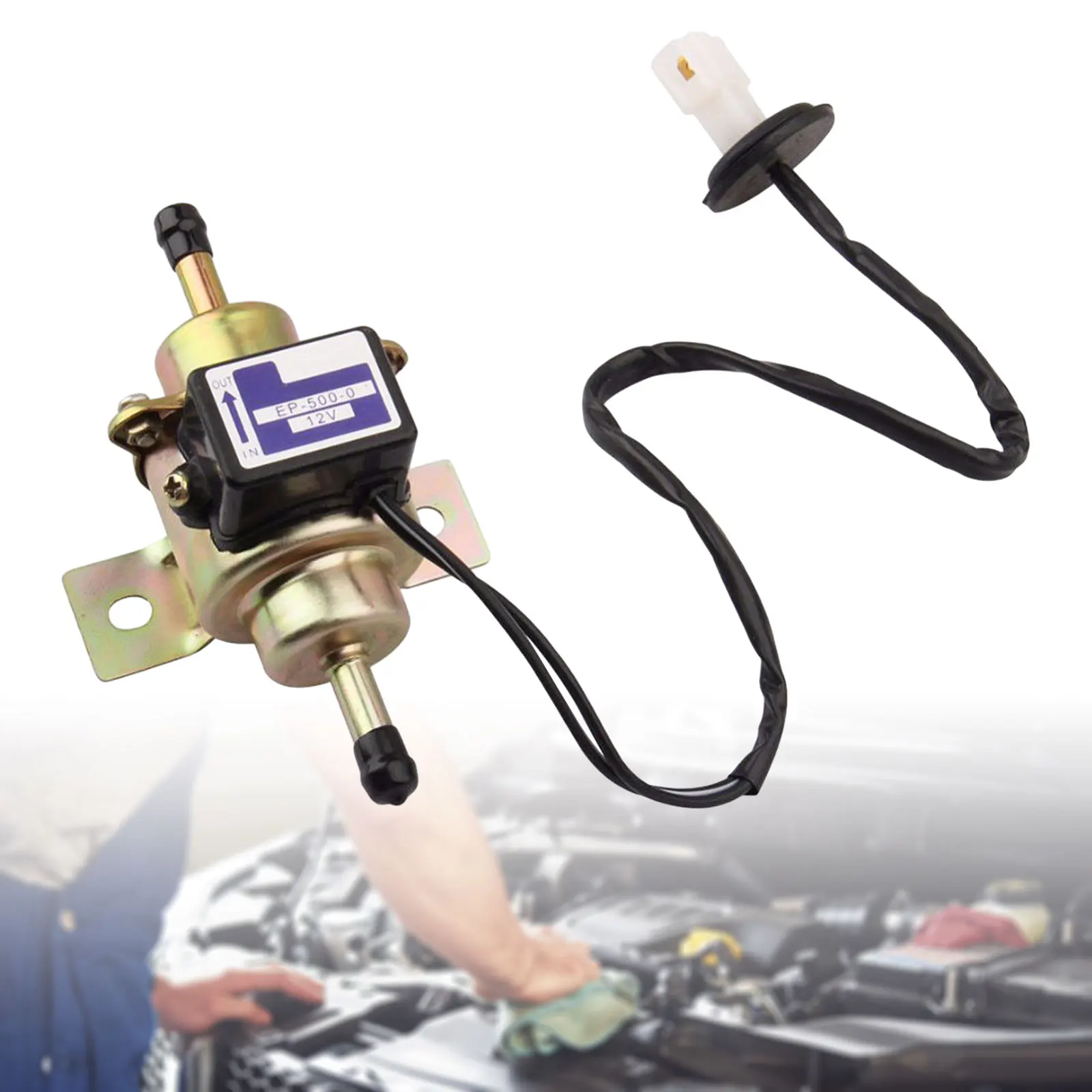 

EP-500-0 Direct Replaces High Performance Diesel Petrol Electric Car Fuel Pump for Mower Lawn Excavator Motorcycle Autto