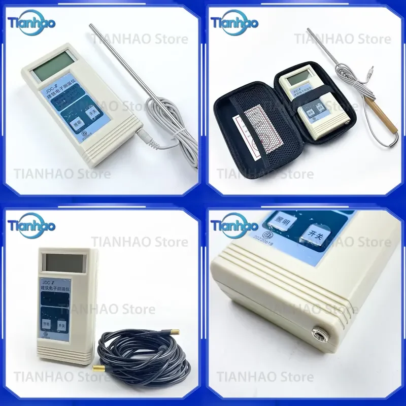 for Industrial Engineering Digital Pyrometer Ground Temperature Sensor Thermometer for Construction Site Soil Testing Tool