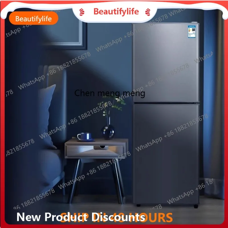 

H Household small rental room Dormitory rental room Energy saving and power saving Double door refrigerator
