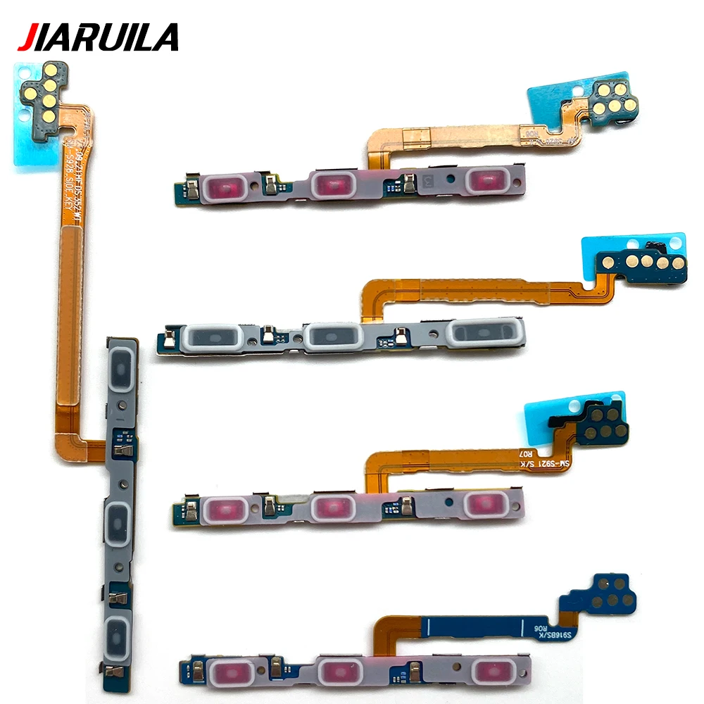 NEW Power Volume Switch Button Ribbon ON/OFF Key Flex Cable For Samsung S25 S24 S23 Plus Ultra S23 Fe S7 Edge S8 S9 S10 Lite