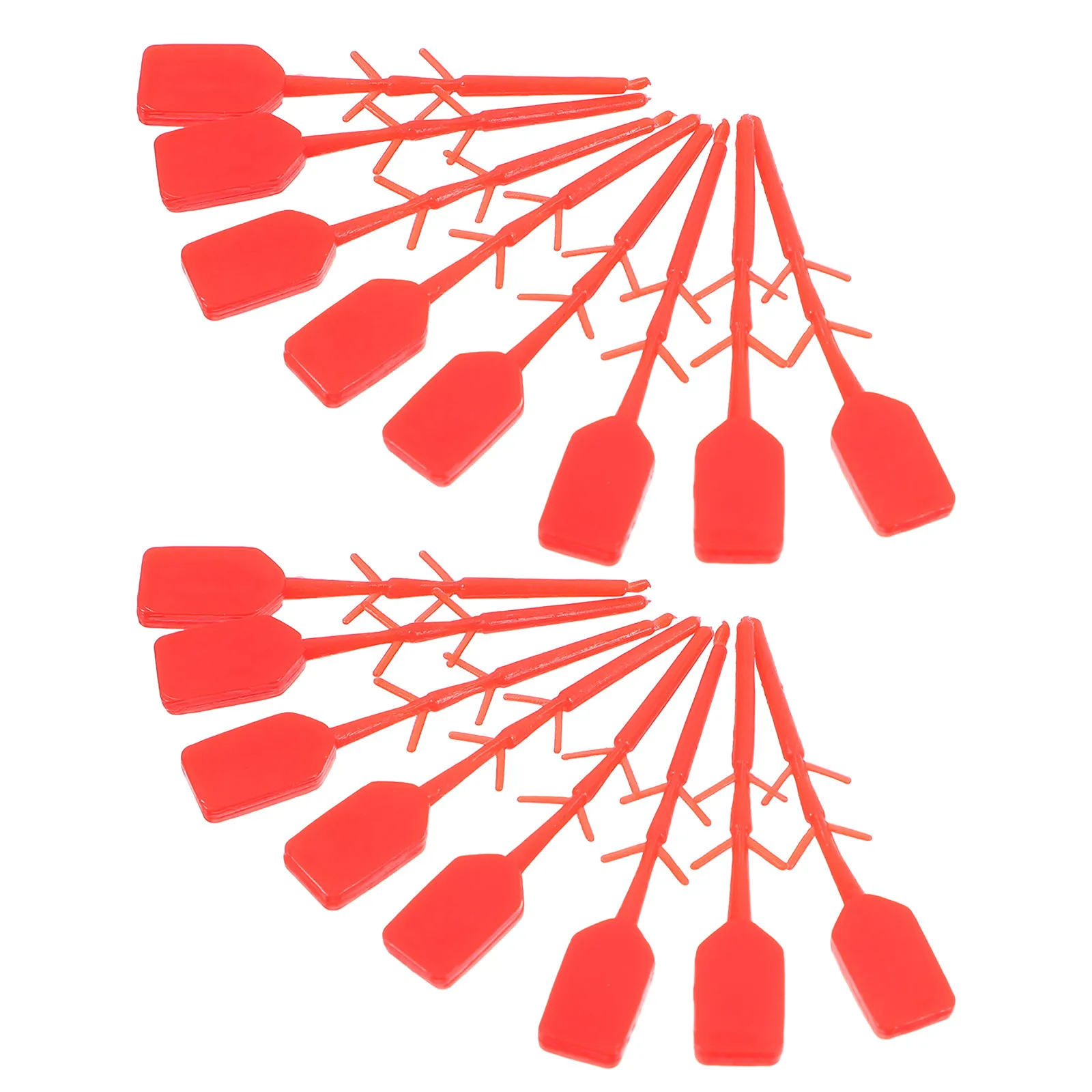 1000 قطعة دبابيس أمان طفاية البلاستيك العبث الأختام مع علامات سحب ملحقات السلامة من الحرائق للتحديد السريع العالمي