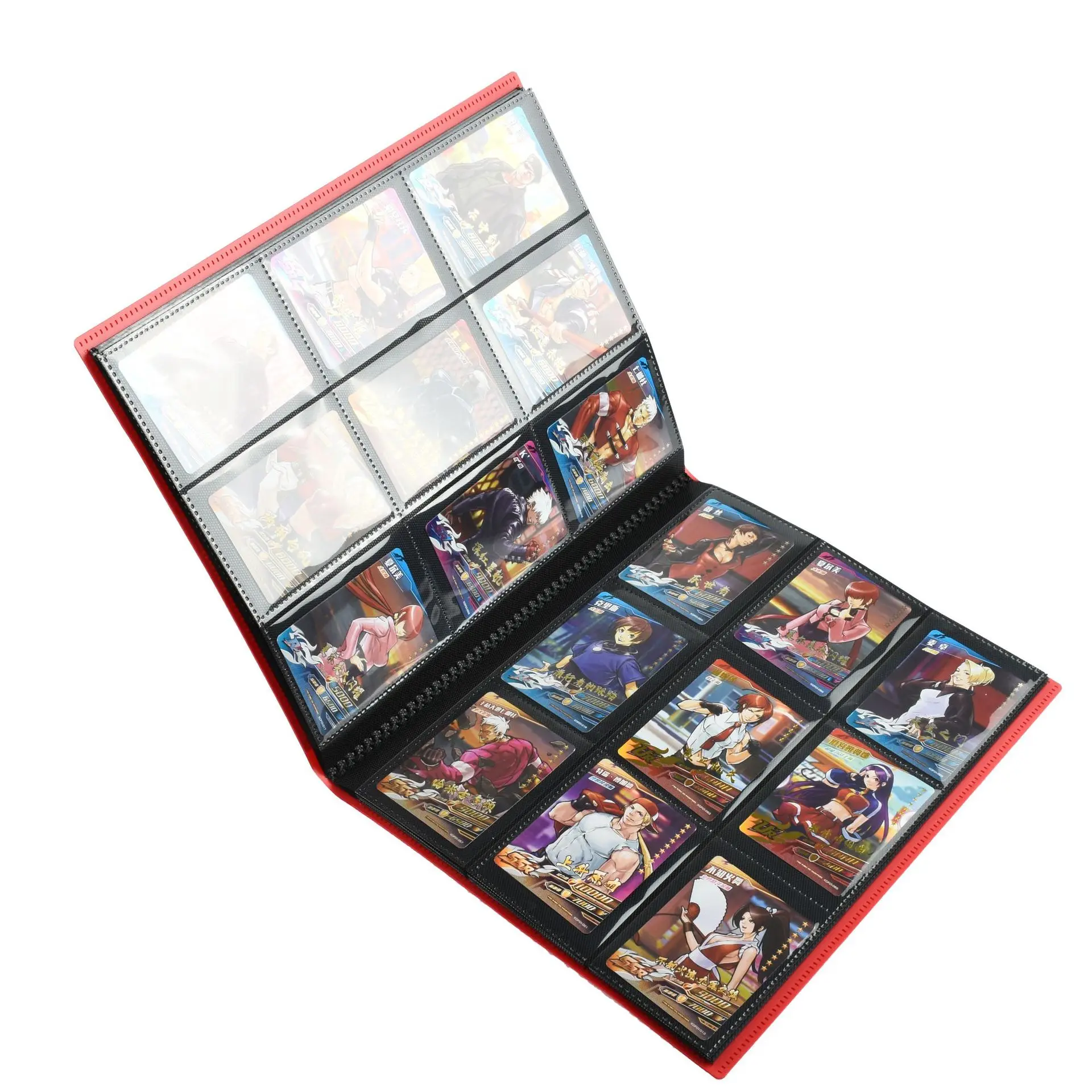 Makeasy Card Binder 9 Pocket Trading Card Binder Holds 360 Cards Sleek Card Album Sturdy Card Game Flash Card Collection Folder