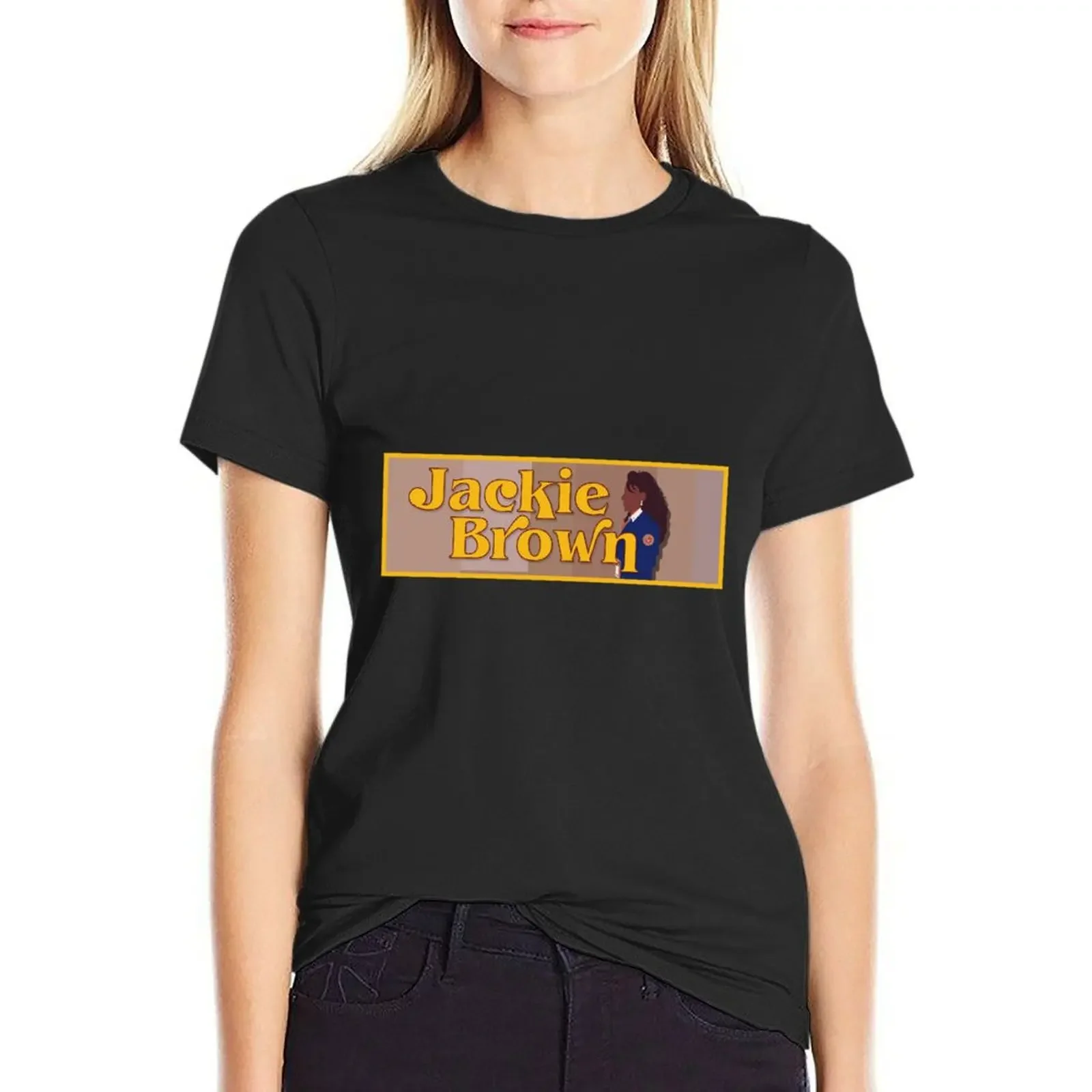 

Quentin Tarantino Jackie Brown T-Shirt shirts graphic tees Aesthetic clothing korean fashion funny Woman T-shirts