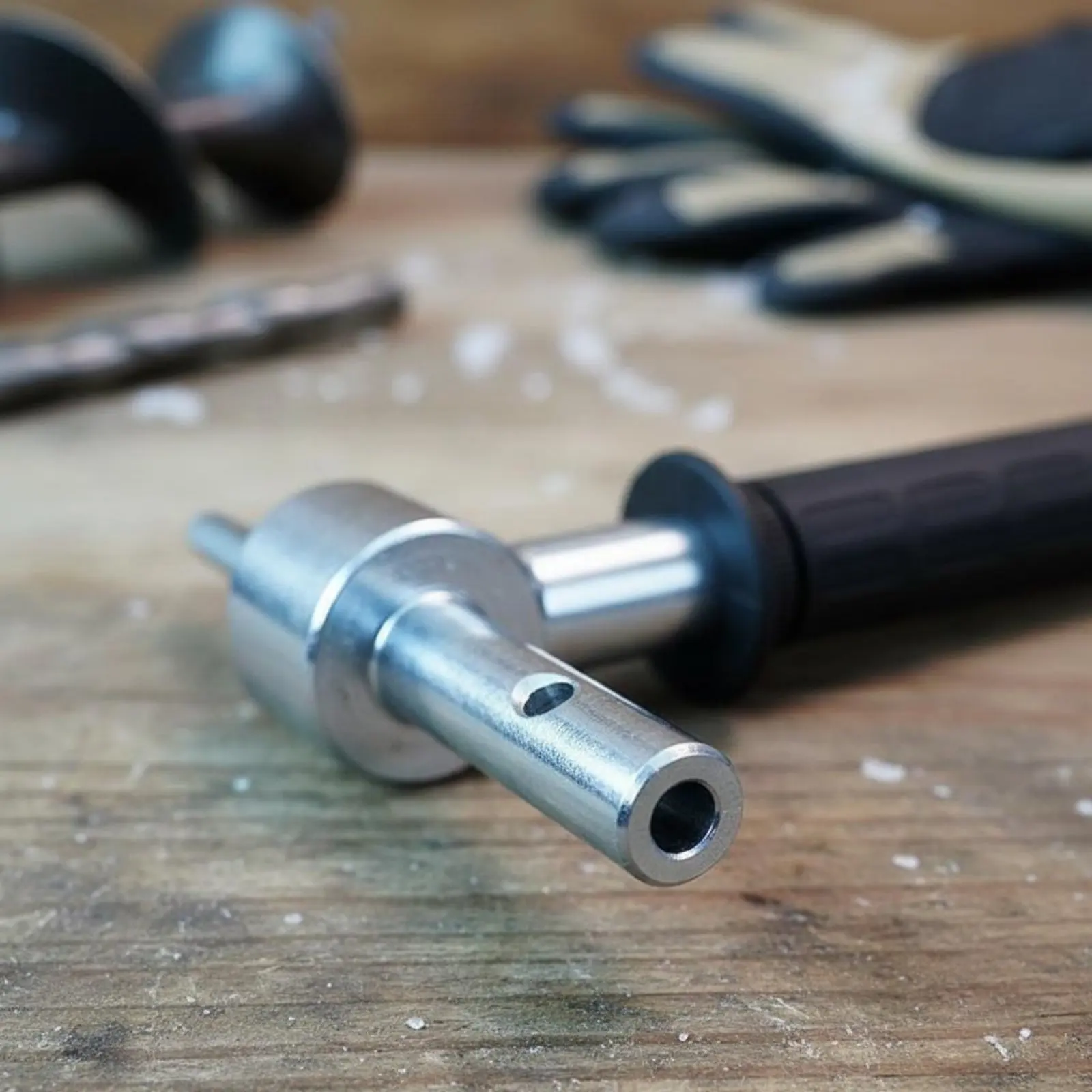 Ice Auger Drill Adapter Secure Connection Electric Drill Ice Auger Connector Fishing Equipment Lightweight Design Non-Slip Grip