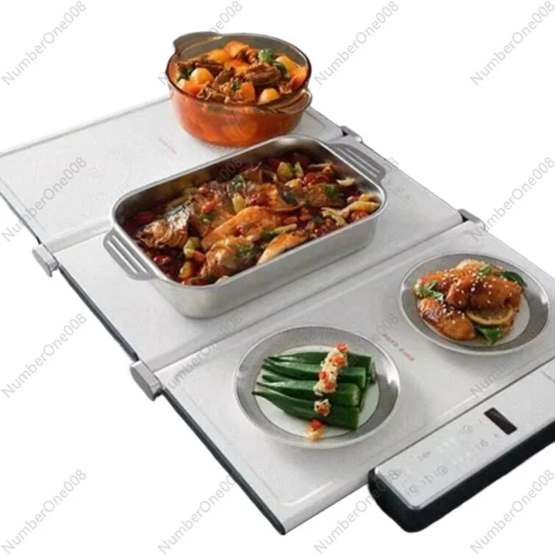 

Folding Hot Cutting Board Second Generation Home Multifunctional with Hot Pot Table Top Heating Insulated Dish Pad Square