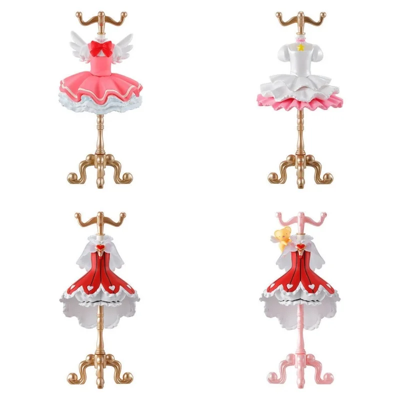 

Bandai Original 4Pcs Gashapon capsule トルソー カードキャプターさくら Toys For Kids Gift Collectible Model Ornaments