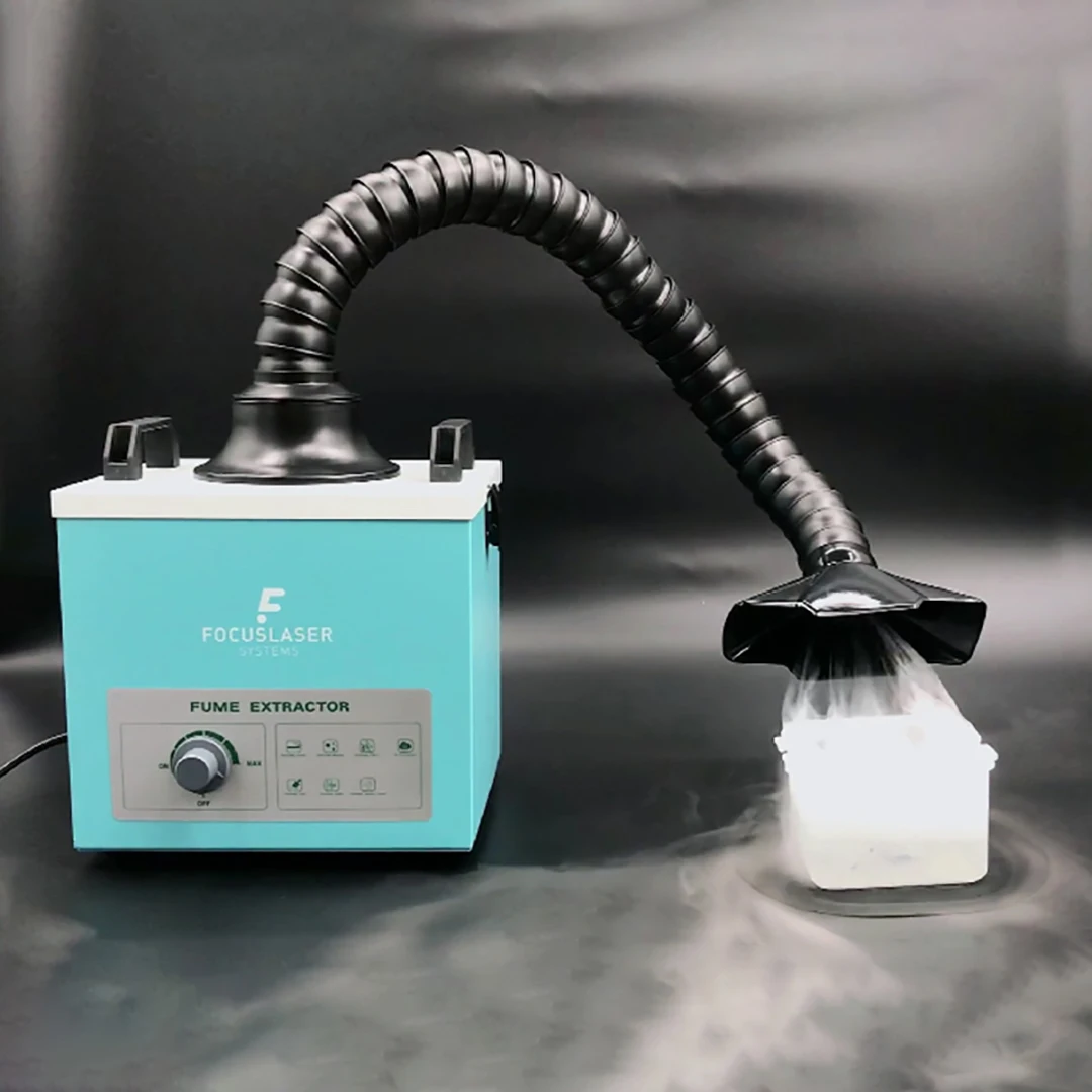 150W Smoke Filter and Soldering Fume Extractor For Co2 Fiber Laser Marking Engraving Machine Welding Dust Solid Particles