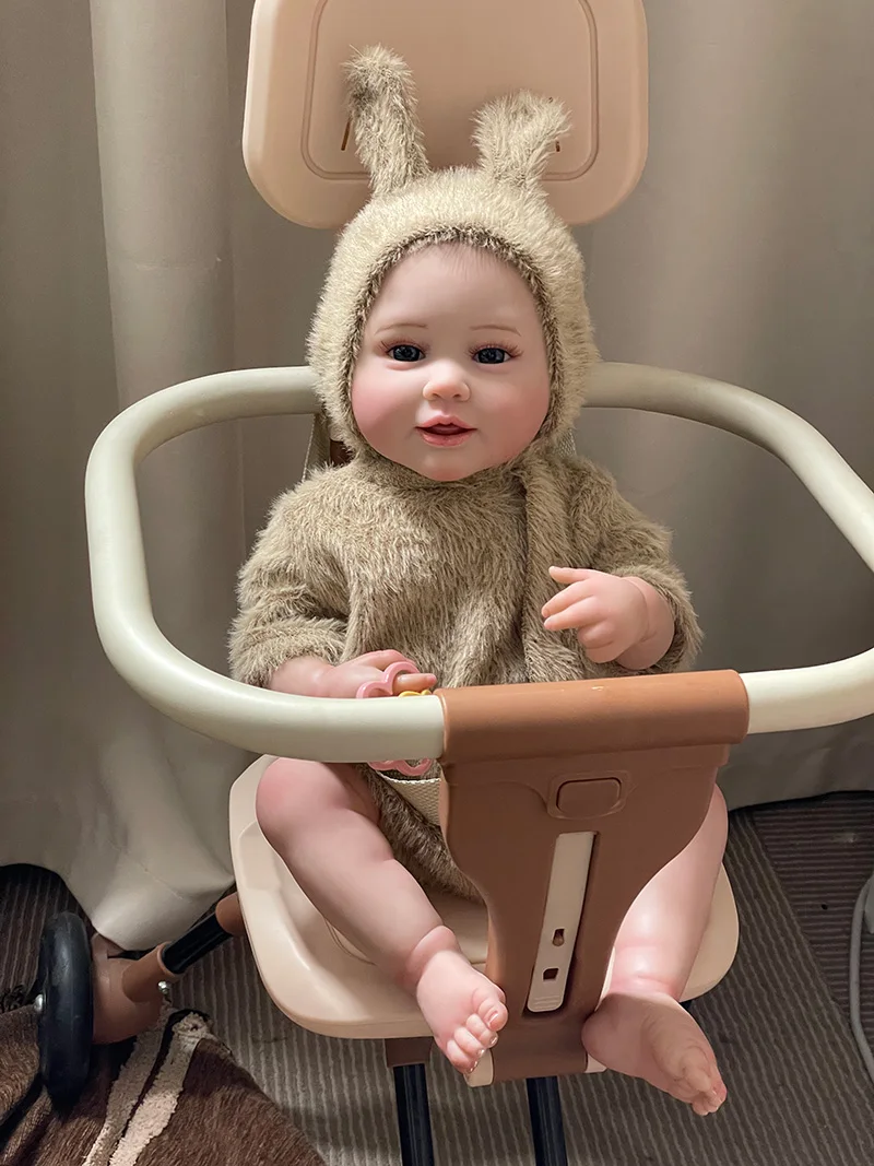 

Cokela 20inch/50cm Real Baby Doll Reborn Doll Soft Touch Realistic Silicone Reborn Baby Doll With Hand-Drawing Hair