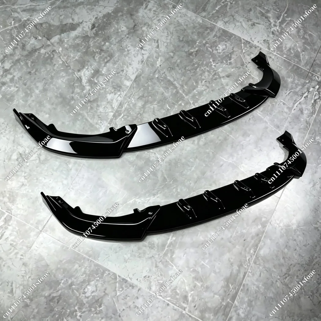 Glossy Black Front Bumper Lip Splitter Spoiler For BMW 6 Series GT G32 LCI M Sport 2021 2022 2023 2024 Diffuser Body Kit Guard