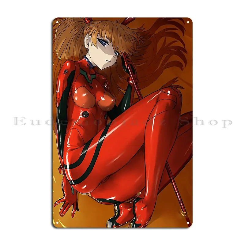 Asuka Metal Sign Print Painting Wall Mural Garage Club Tin Sign Poster