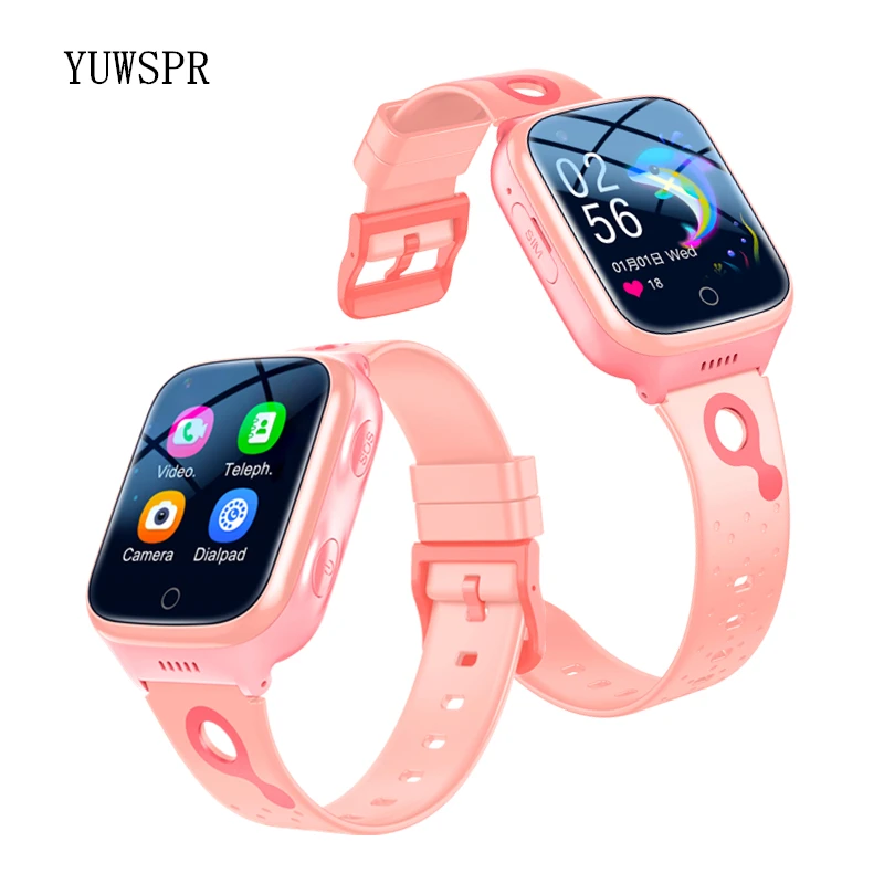 4G Kids GPS Smart Watches 1000mAh Long Standby Video Call Remote Listen Tracking Baby SIM Card Smart Phone Clock for Children K9