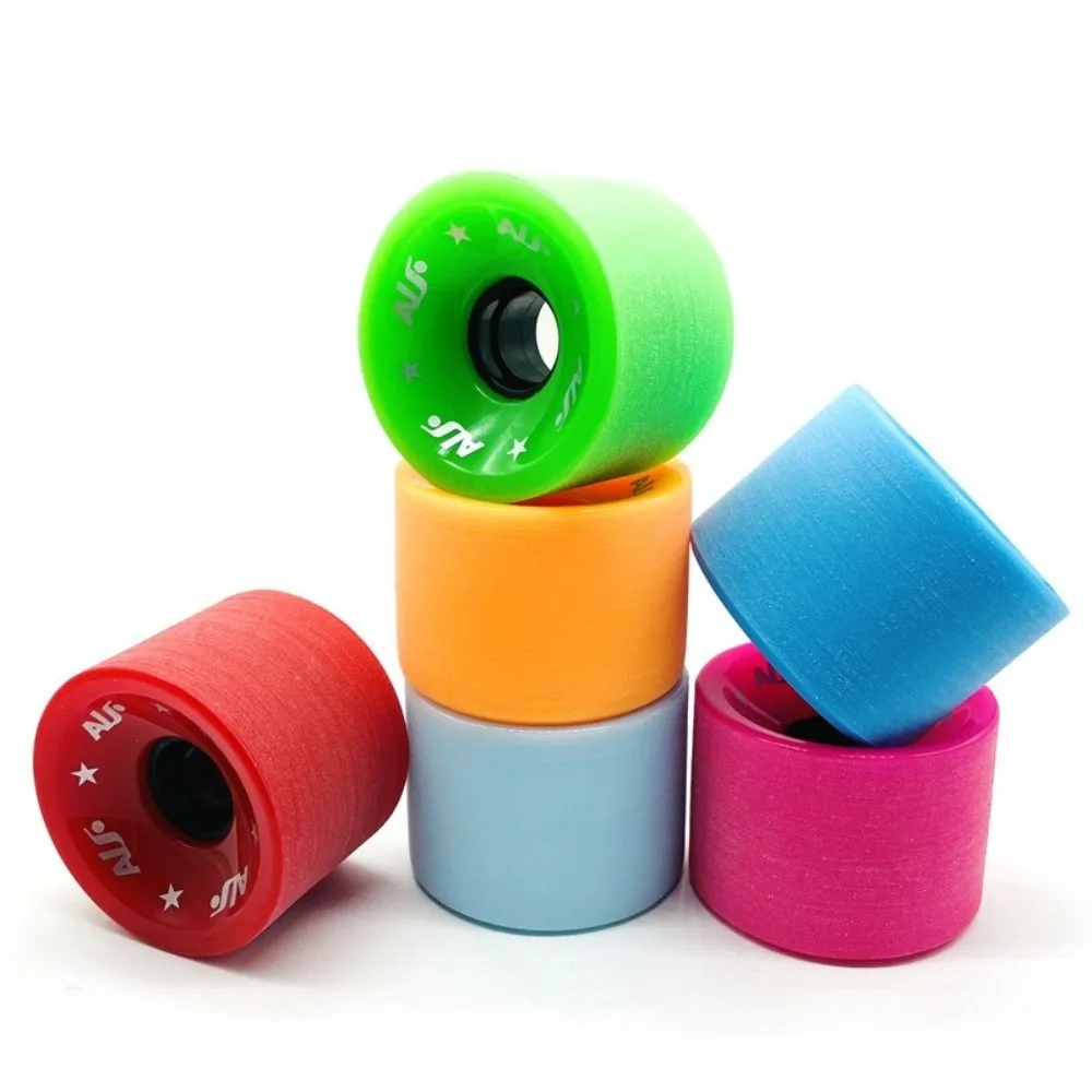 80A Soft Skateboard Wheels Frosted Surface Polyurethane Frosted Carving Wheels Durable Smooth Ride High-Spring Wheels
