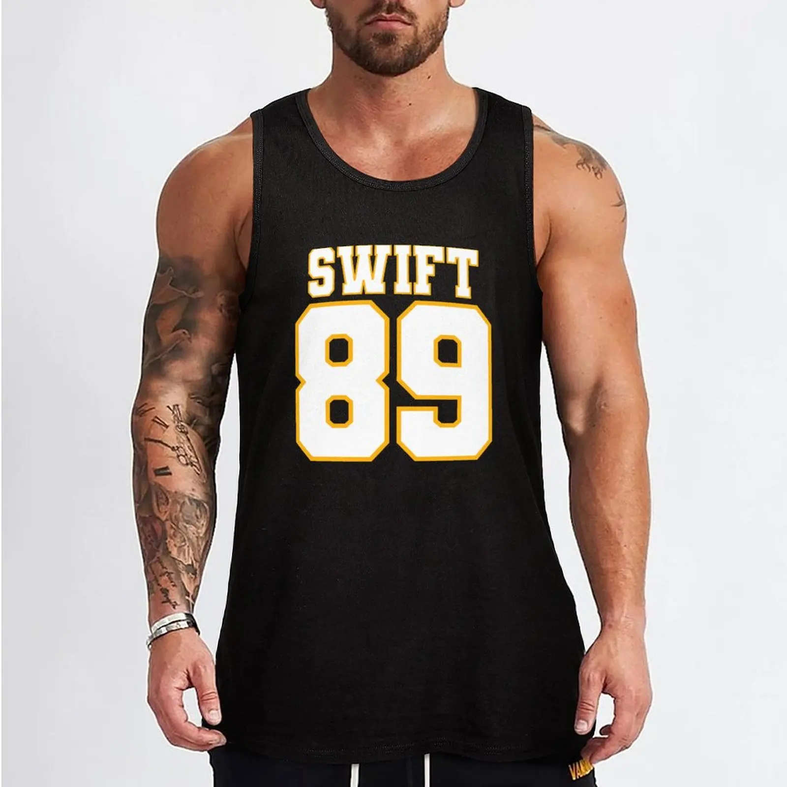 Swift Kelce 89 Red Tank Top anime t-shirt for men