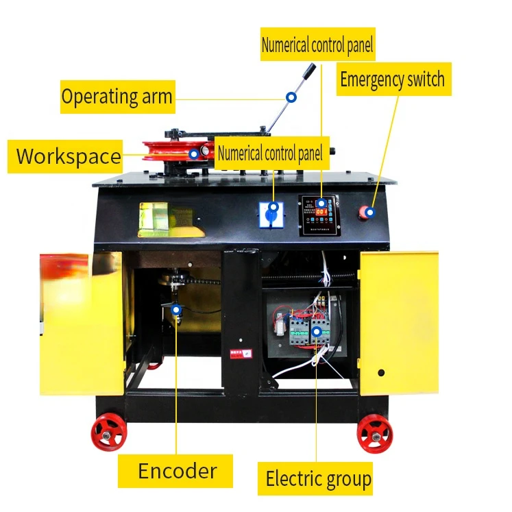 cheap electric automatic tube bender metal steel round square rectangular pipe and tube bending machines