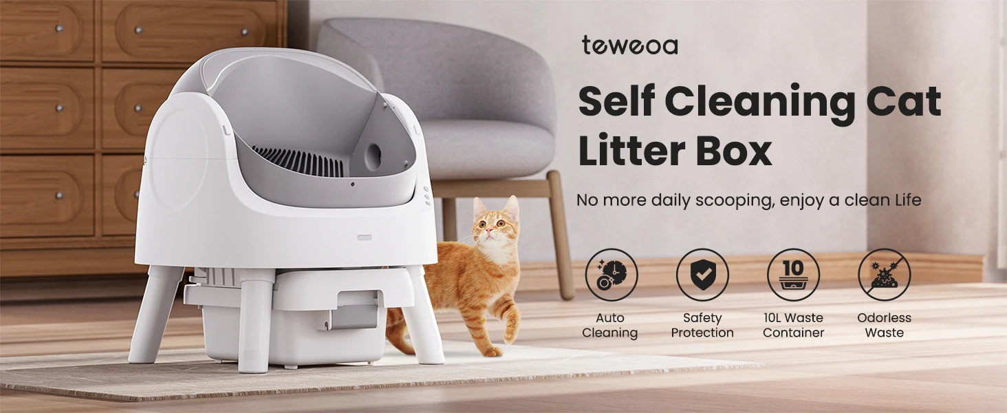 self cleaning litter box