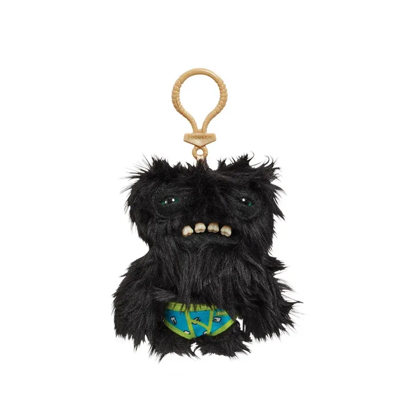 Nieuwe stijl echte Fuggler schattige tanden monster hanger lelijke schattige tanden grappige pop tas hanger derde generatie sleutelhanger