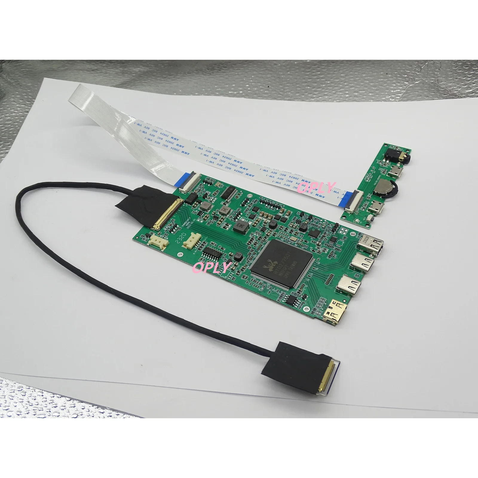 Imagem -02 - Placa Controladora Edp 4k para Mng007da18 Mng007da16 Mng007da1-9 Ne180qdm-nz1 2560x1600 tipo c Mini Hdmi-compatível com dp 165hz Led