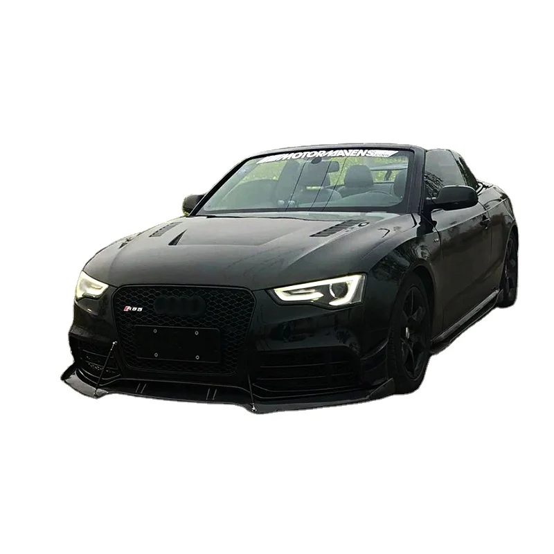 

For AUDI A5 2013-2016 Upgrade to RS5 Style Body Kit Include Front Bumper with Grille Front Diffuser