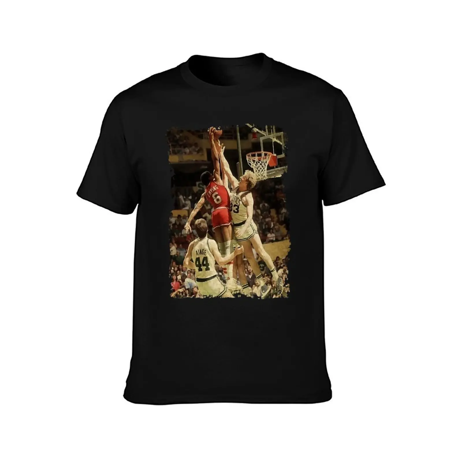 Larry sport bird vs Julius Erving T-Shirt UV Sun Protection Tee Shirt