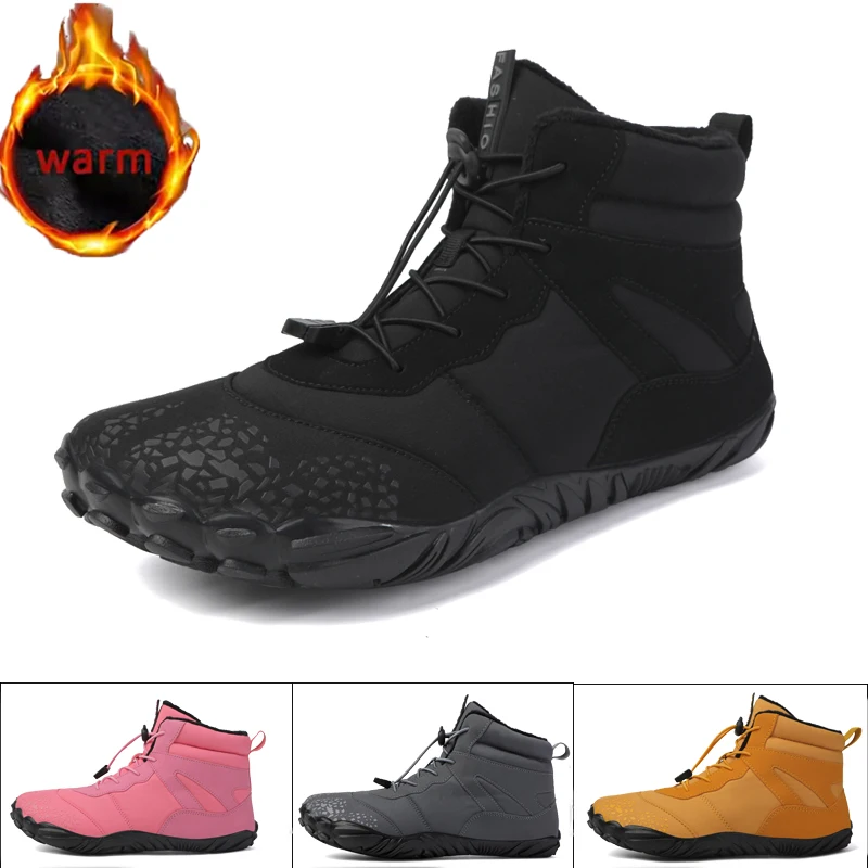 

Новые зимние парные босоножки, мужские зимние ботинки, ботильоны, уличная водонепроницаемая и нескользящая рабочая обувь, походная обувь