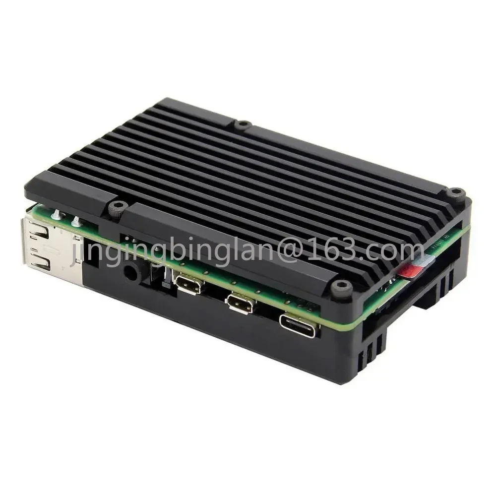 Raspberry Pi 4. Generation Kühlschale Raspberry Pi4 Aluminiumlegierungsgehäuse Lüfterzubehör Hauptplatinenbox