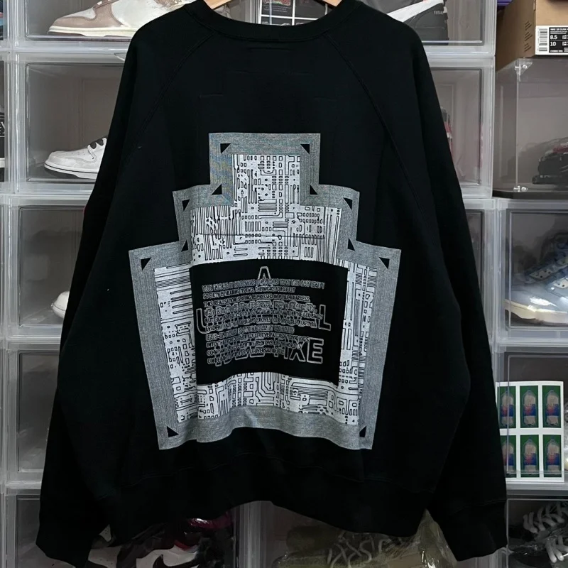 

CAV EMPT Hoodie Smart Tower Print Pullover Men Women Loose Oversized Autumn Winter Fashion Street C.E Long Sleeved Top
