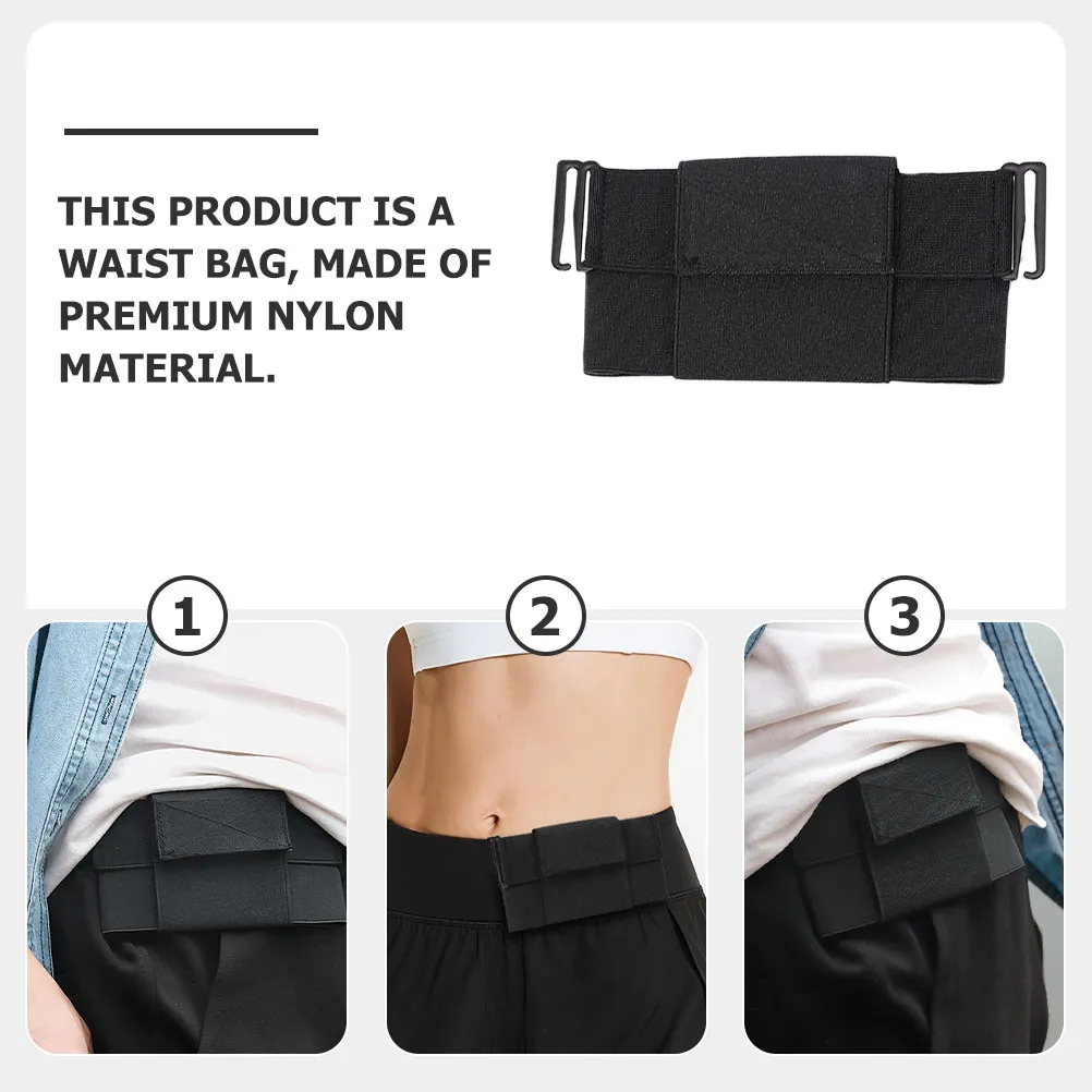 Mens Running Waist Bag Nylon Waterproof Sports Mobile Wallet Portable Fanny Pack Phone Storage Bag Camping Outdoor Travel
