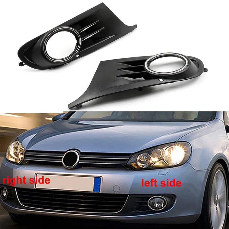 

For Volkswagen VW Golf 6 2010 2011 2012 2013 Car Accessories Fog Light Cover Front Lower Bumper Vent Grille Fogs Lamp Frame