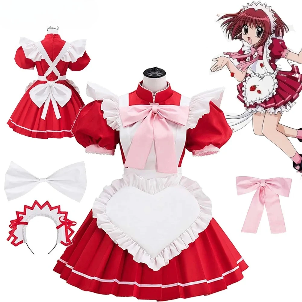 anime-mew-mew-de-tokio-juego-de-rol-trajes-de-fantasia-vestido-de-sirvienta-lolita-tocado-traje-de-halloween-ichigo-cosplay-vestido-disfraz-2025