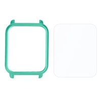 Watch Protective Case Compatible for Xiaomi Huami Amazfit Bip Youth, PC Material Case+Screen Protector Mint Green