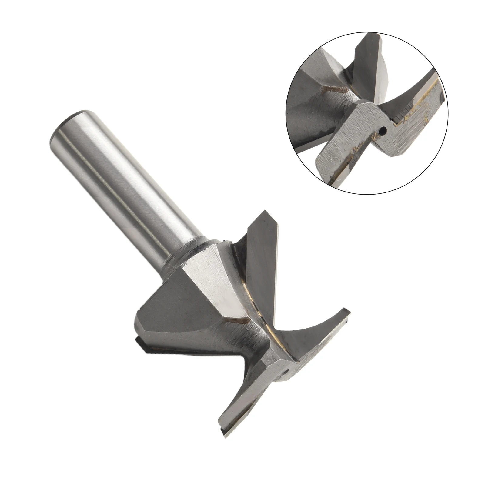 1pc R18/R30 1/2\'\' Shank Woodworking Router Bit Aluminum Alloy Milling Cutter Head For Flexible Board Bending Woodworking Tools