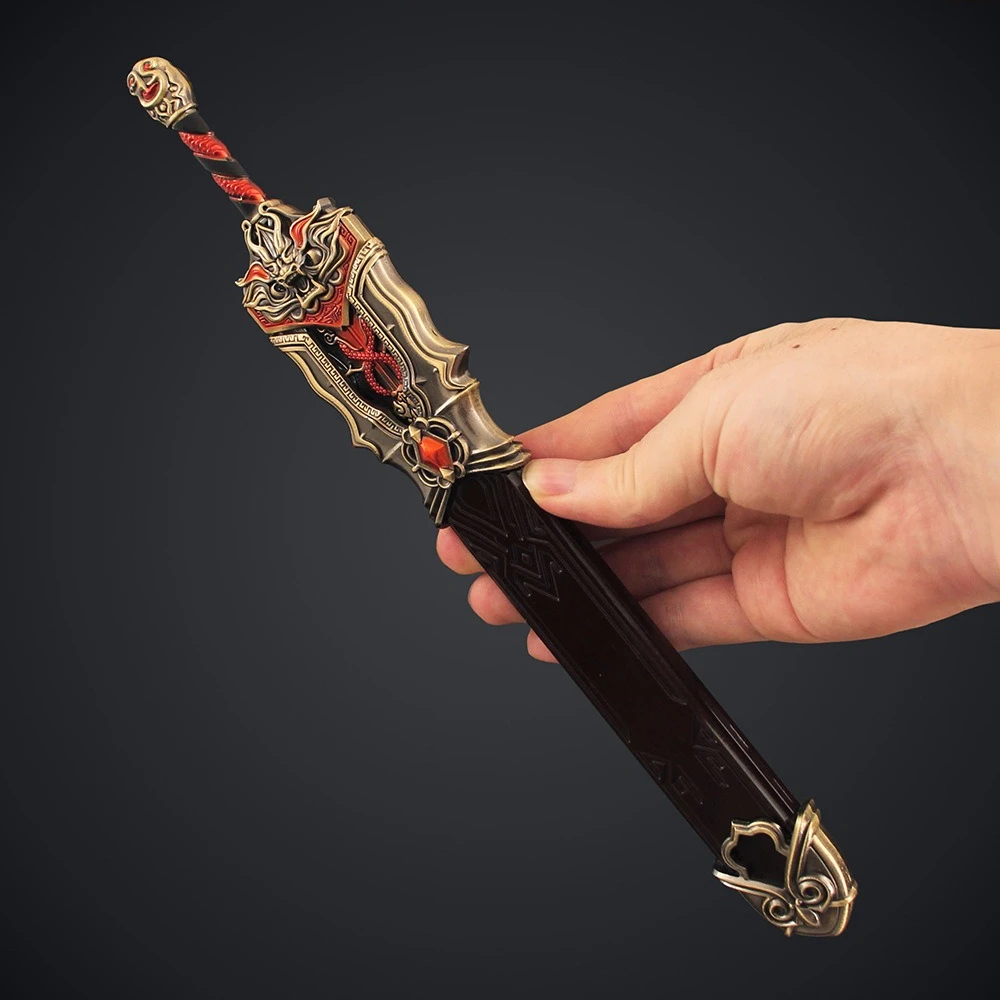 30 センチメートルナラカ永遠の深淵龍泉全金属剣シースゲーム周辺ギフト玩具モデル装飾装飾品のコレクション