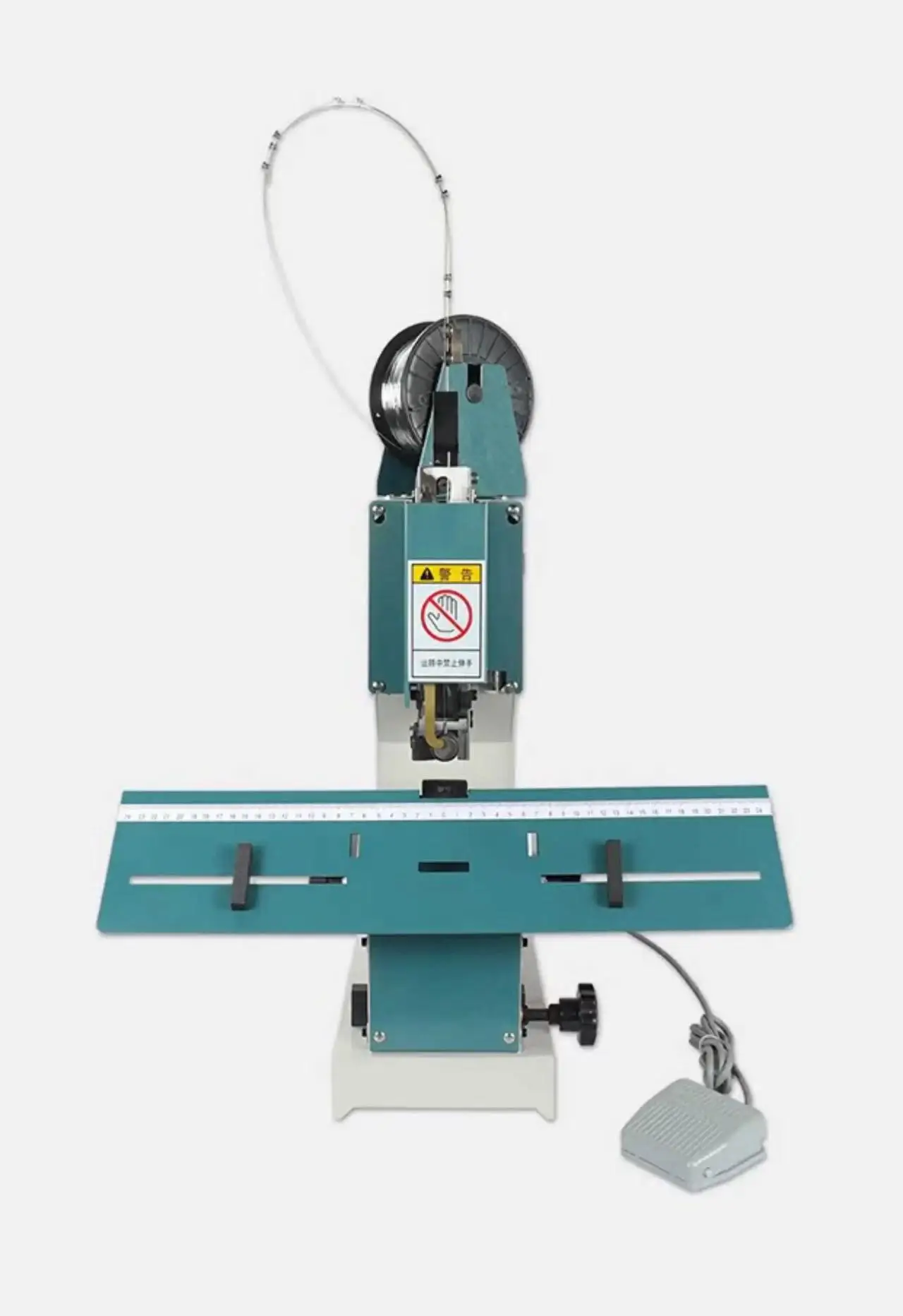 Electric Single Head Wire Stitching Machine 5.5mm Binding Thickness Flat Saddle Stitcher for Booklet Brochure