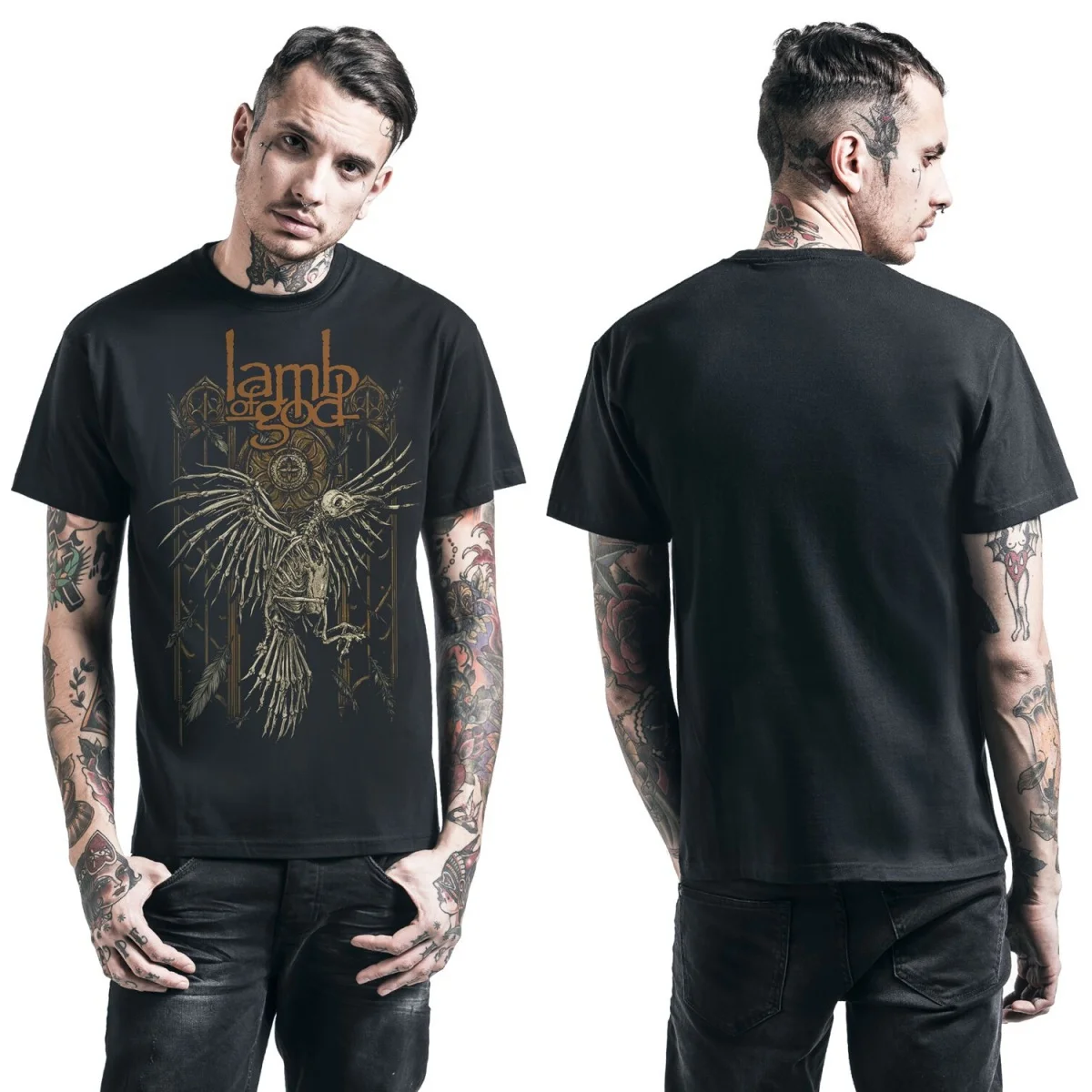Lamb of God Grafik-Baumwoll-T-Shirt, Unisex, Sommer, kurzärmelig, modisches Marken-T-Shirt, luxuriöses, lässiges Vintage-T-Shirt – Detail 3