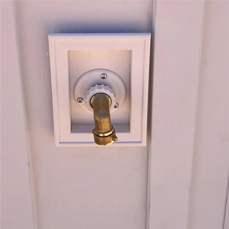 RV City Water Fill Inlet Flange Brass With Hose Elbow Check Valve Hookup Connector For Trailer Marine