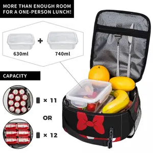 Minnie thermal isolation lunchbox, women's lunch bag with excited outdoor picnic balls, multifunctional food box 10 Main Sales Bolsa Bolsa - №10