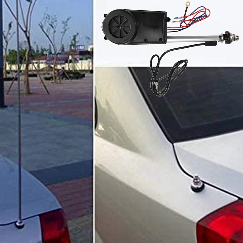 Universal Retractable Car Antenna Auto Retractable Radio Antenna Retrofit Kit External Car Antenna Car Replacement