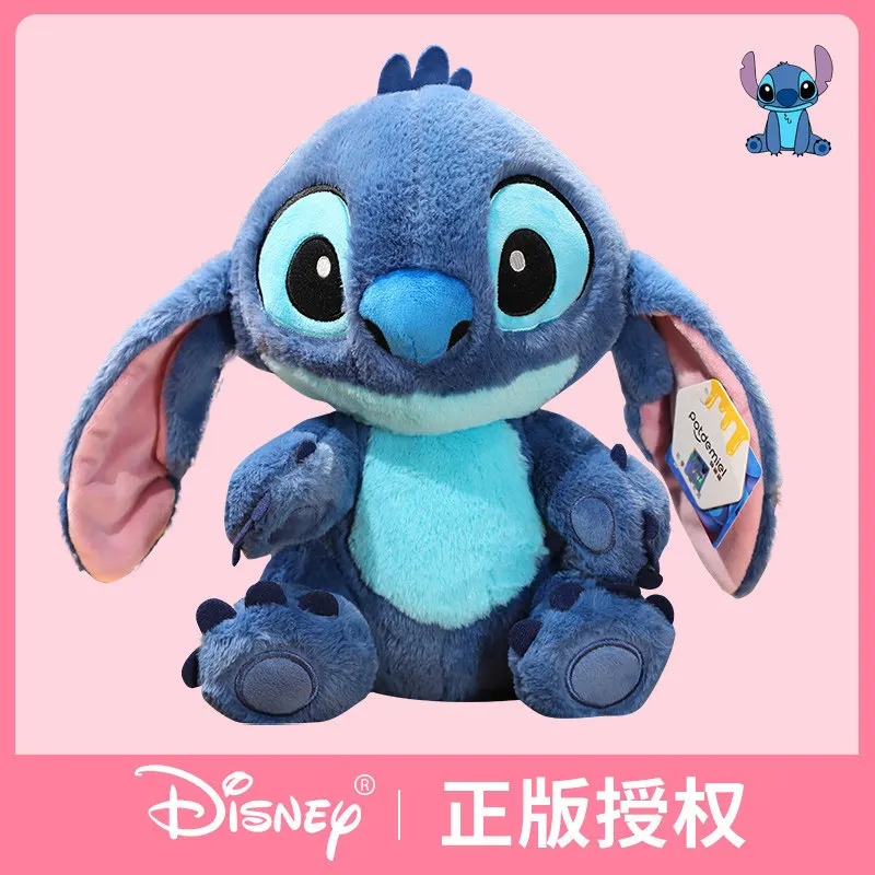 

Potdemiel Disney, лицензированная плюшевая игрушка Stitch, высота 33 см, мультяшная Лило и Стич, мягкая кукла, подушка для детей, подарок на день рождения