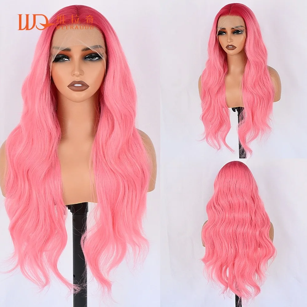parrucca-ondulata-lunga-sintetica-rosa-bubblegum-da-28-pollici-con-frontale-in-pizzo-13x4-densita-150-senza-colla-resistente-al-calore-per-cosplay-da-donna