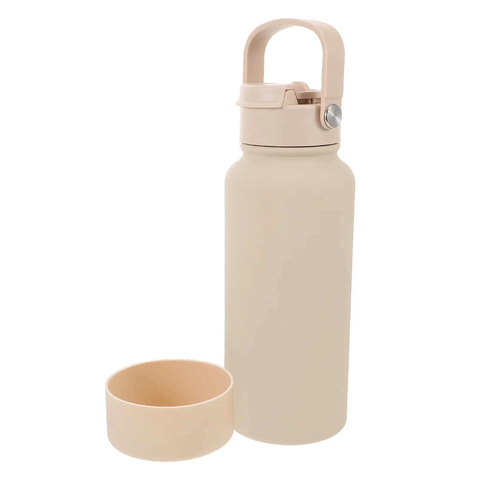 

Large Capacity Outdoor Insulated Vacuum Bottle Stainless Steel Thermal Flask Rubber Paint Finish Lightweight Portable Handle Hot