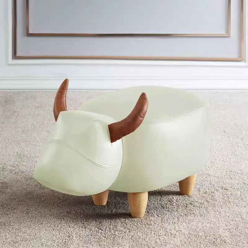 Creative calf shoe change stool entry stool low stool simple footstool storage makeup living room light luxury home