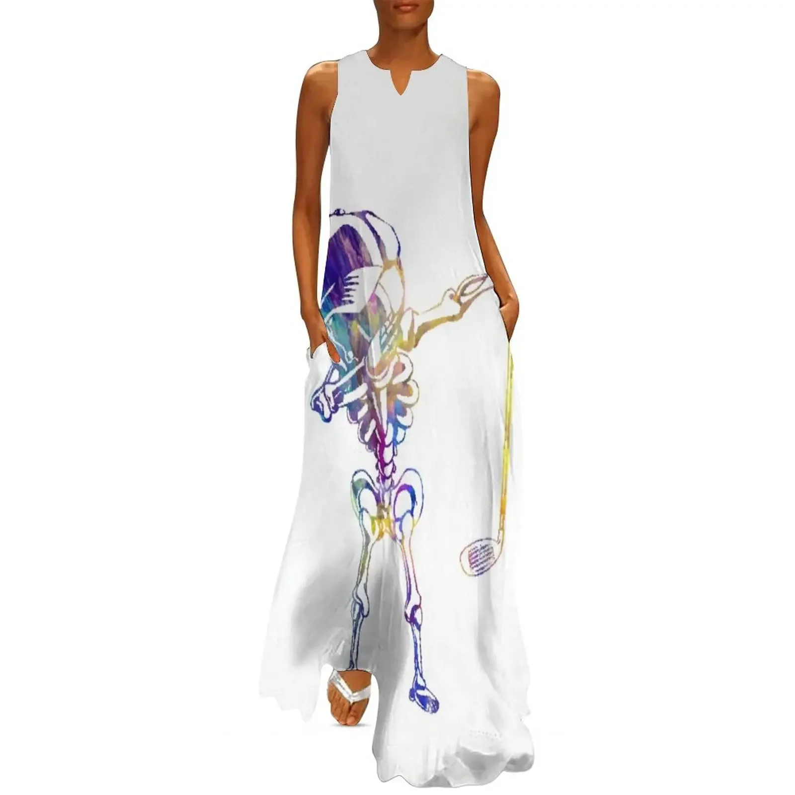 

golf skeleton Long Dress luxury dresses elegant party dress for women 2025 dress women summer Long